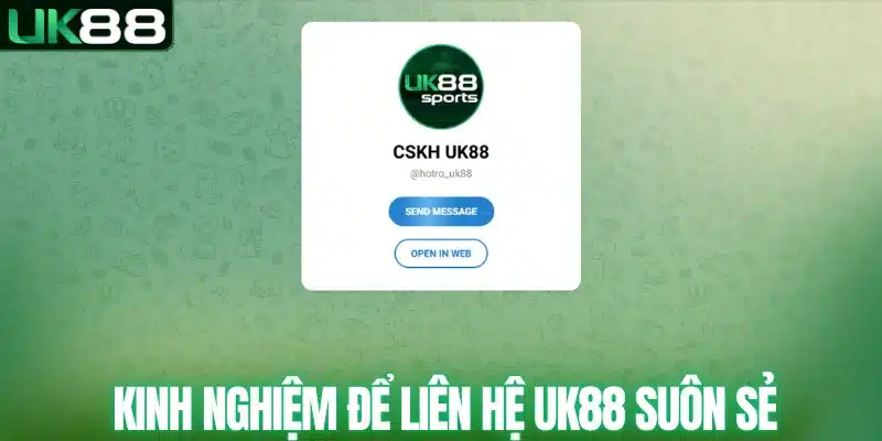 Tổng Hợp Các Kênh Liên Hệ UK88 Chính Thức Hiện Nay 